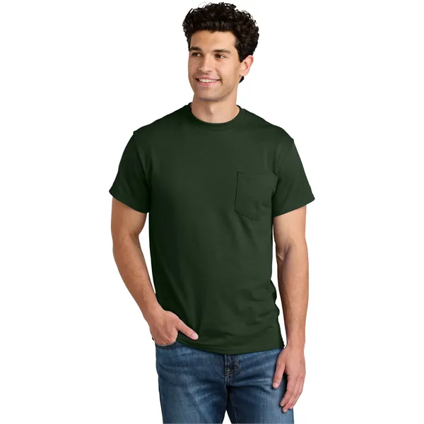 Gildan - DryBlend 50 Cotton/50 Poly Pocket T-Shirt. - Gildan - DryBlend 50 Cotton/50 Poly Pocket T-Shirt. - Image 37 of 54