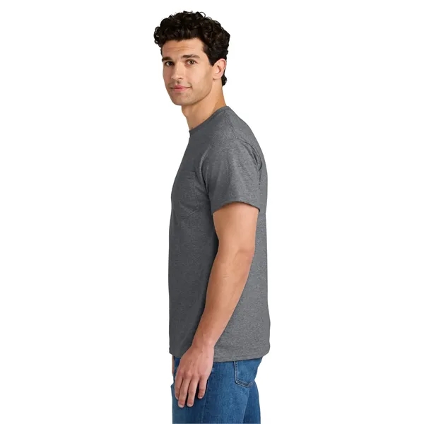 Gildan - DryBlend 50 Cotton/50 Poly Pocket T-Shirt. - Gildan - DryBlend 50 Cotton/50 Poly Pocket T-Shirt. - Image 52 of 54