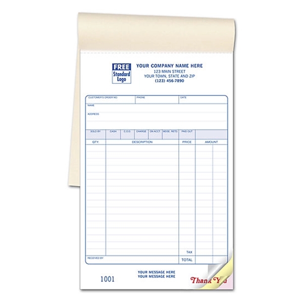 Retail Sales Book, Large, Classic Design - Retail Sales Book, Large, Classic Design - Image 0 of 1