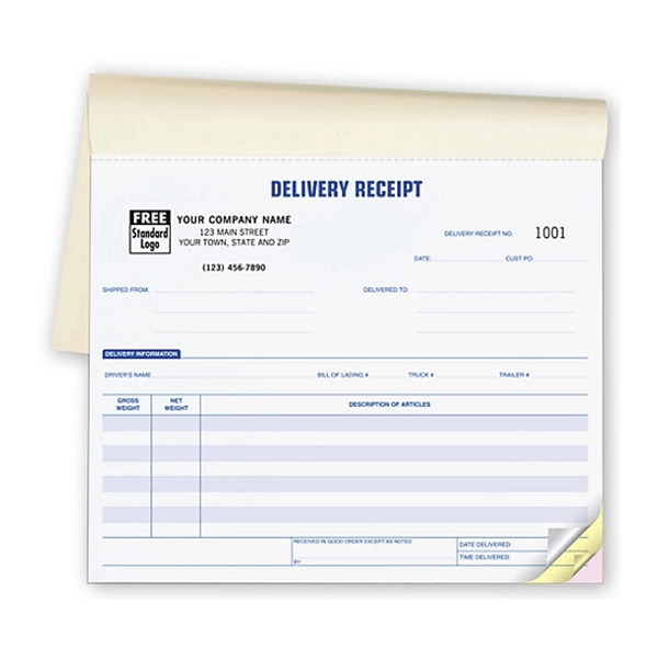 Delivery Receipts, Booked - Delivery Receipts, Booked - Image 0 of 1