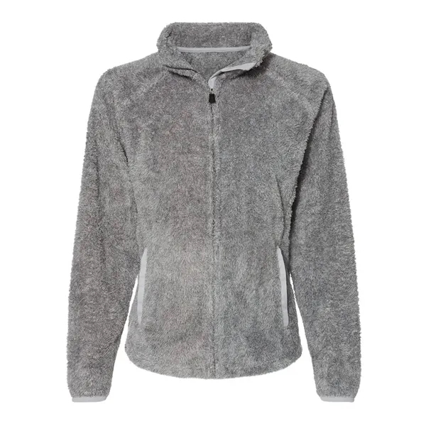 J. America Women's Boundary Shag Frosty Sherpa Full-Zip - J. America Women's Boundary Shag Frosty Sherpa Full-Zip - Image 0 of 6