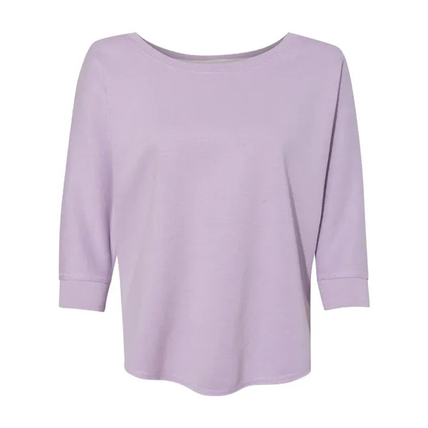 J. America Women's Lounge Fleece Dolman Crewneck Sweatshirt - J. America Women's Lounge Fleece Dolman Crewneck Sweatshirt - Image 5 of 6
