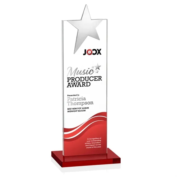 Bryanston Chrome Star VividPrint™ Award - Red