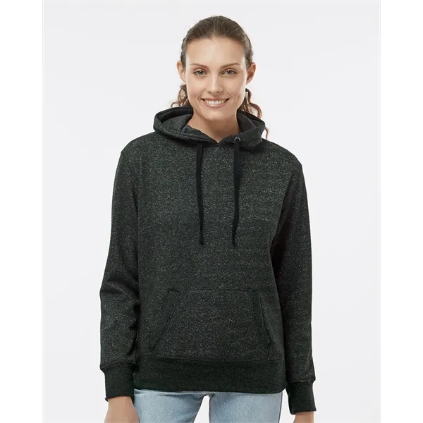 J. America Women's Glitter French Terry Hooded Sweatshirt - J. America Women's Glitter French Terry Hooded Sweatshirt - Image 0 of 18