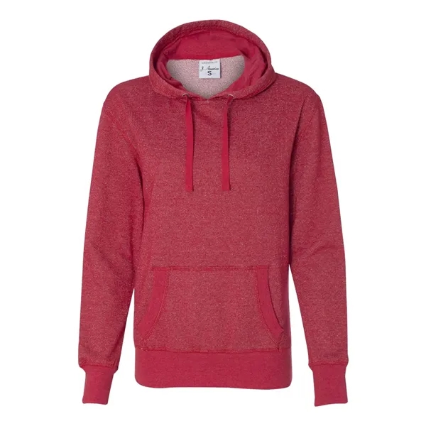 J. America Women's Glitter French Terry Hooded Sweatshirt - J. America Women's Glitter French Terry Hooded Sweatshirt - Image 10 of 18