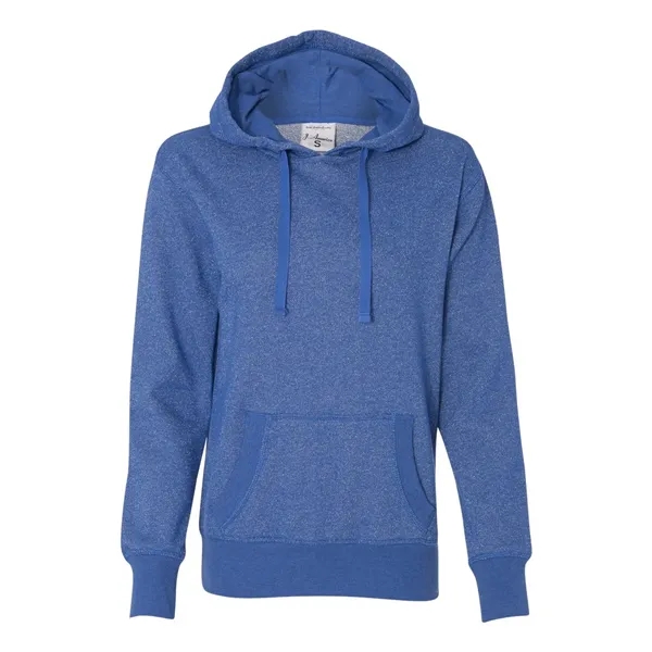 J. America Women's Glitter French Terry Hooded Sweatshirt - J. America Women's Glitter French Terry Hooded Sweatshirt - Image 13 of 18