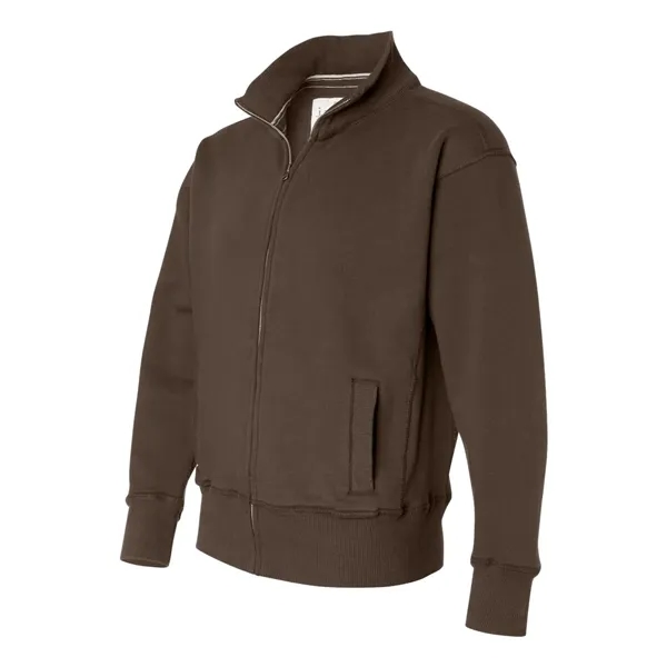 J. America Unisex Vintage Fleece Track Jacket - J. America Unisex Vintage Fleece Track Jacket - Image 2 of 3