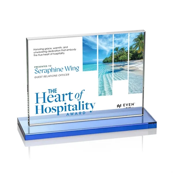 Emperor VividPrint™ Award - Sky Blue (Horiz)