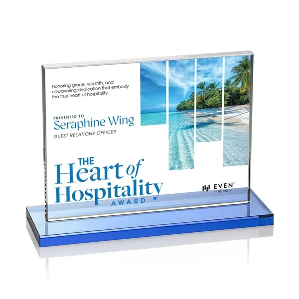 Emperor VividPrint™ Award - Sky Blue (Horiz)