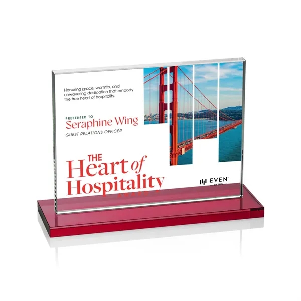 Emperor VividPrint™ Award - Red (Horiz)