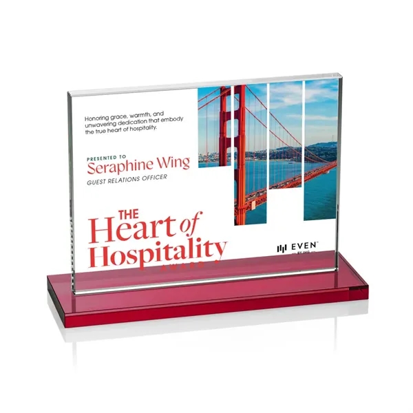 Emperor VividPrint™ Award - Red (Horiz)