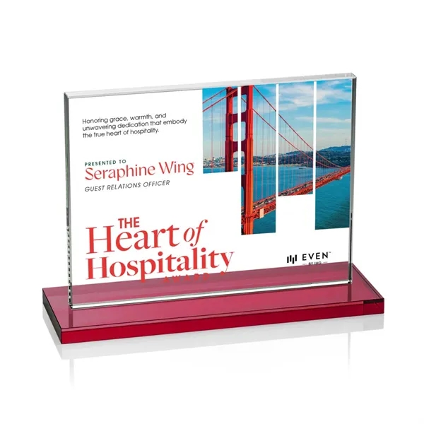 Emperor VividPrint™ Award - Red (Horiz)