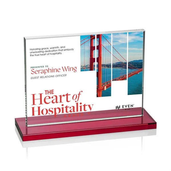 Emperor VividPrint™ Award - Red (Horiz)