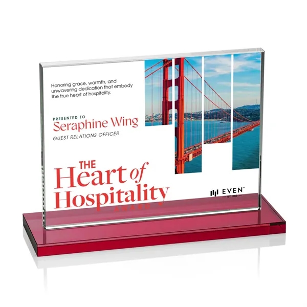 Emperor VividPrint™ Award - Red (Horiz)