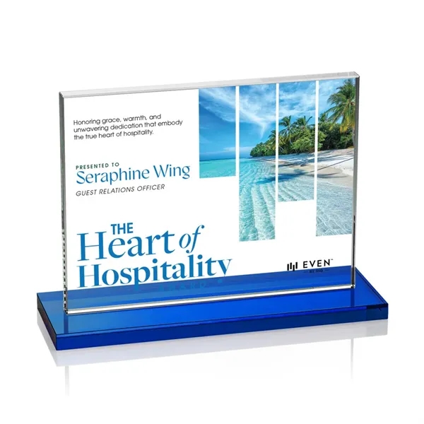 Emperor VividPrint™ Award - Blue (Horiz)
