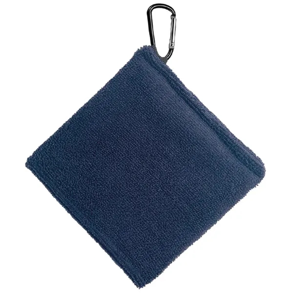 Multifunctional Golf Towel Bag with Carabiner Clip - Multifunctional Golf Towel Bag with Carabiner Clip - Image 4 of 15