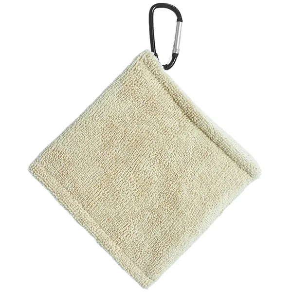 Multifunctional Golf Towel Bag with Carabiner Clip - Multifunctional Golf Towel Bag with Carabiner Clip - Image 10 of 15