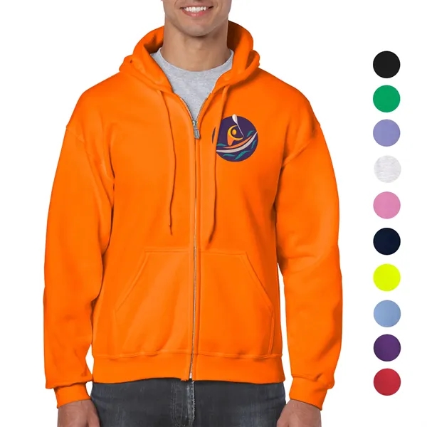 Gildan Adult Full-Zip Hooded Sweatshirt - Gildan Adult Full-Zip Hooded Sweatshirt - Image 0 of 20