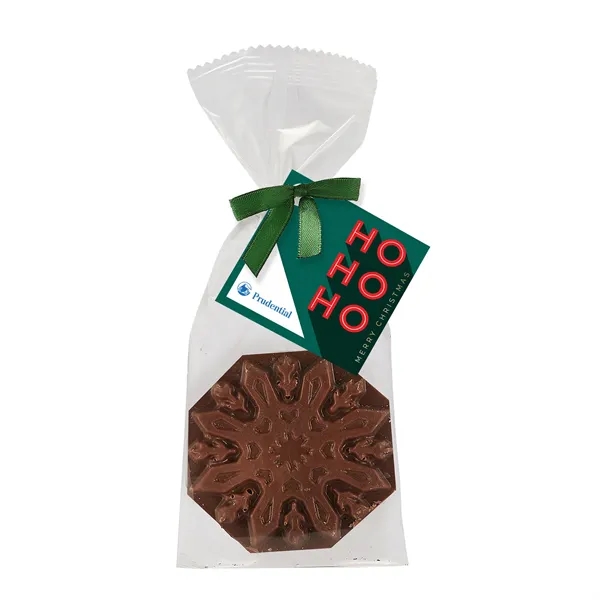 Belgian Dark Chocolate in Favor Bag - Snowflake - Belgian Dark Chocolate in Favor Bag - Snowflake - Image 0 of 1
