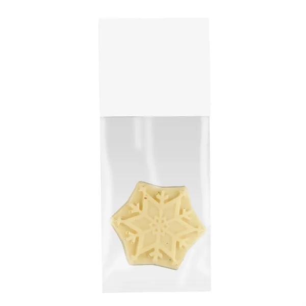 Belgian Chocolate in Billboard Header Bag - Snowflake - Belgian Chocolate in Billboard Header Bag - Snowflake - Image 1 of 1