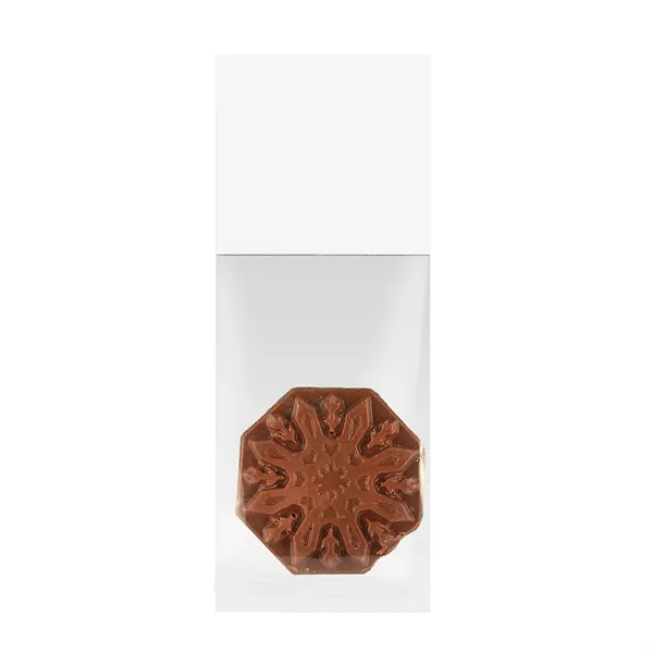 Belgian Chocolate in Billboard Header Bag - Snowflake - Belgian Chocolate in Billboard Header Bag - Snowflake - Image 1 of 1