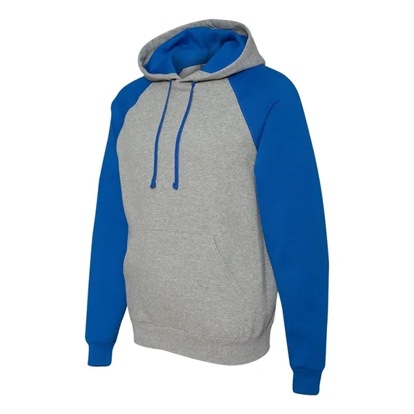 JERZEES Unisex Nublend® Colorblocked Raglan Hooded Sweats... - JERZEES Unisex Nublend® Colorblocked Raglan Hooded Sweats... - Image 8 of 12