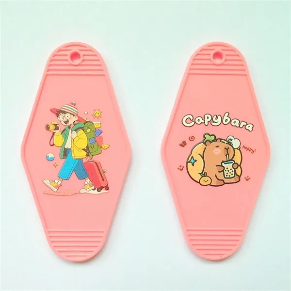 Colorful Plastic Keychain Tags - Colorful Plastic Keychain Tags - Image 3 of 4