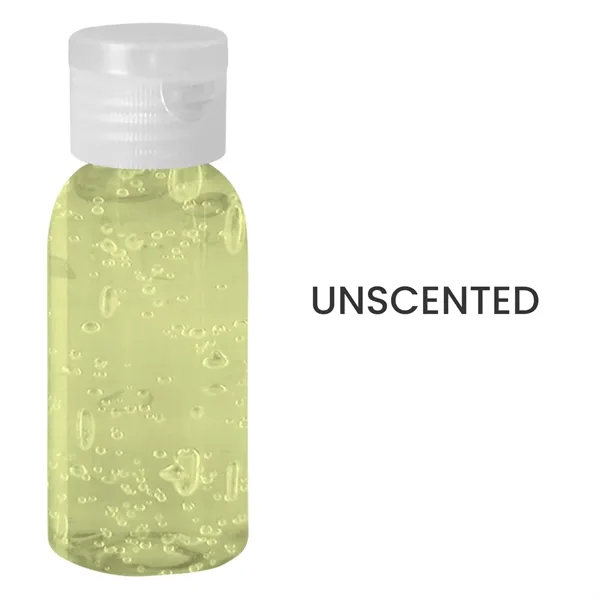 1 oz. Clear Round Bottle of SPF Aloe Gel