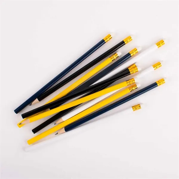Pencil with Gold Ferrule and White Eraser - Pencil with Gold Ferrule and White Eraser - Image 8 of 9