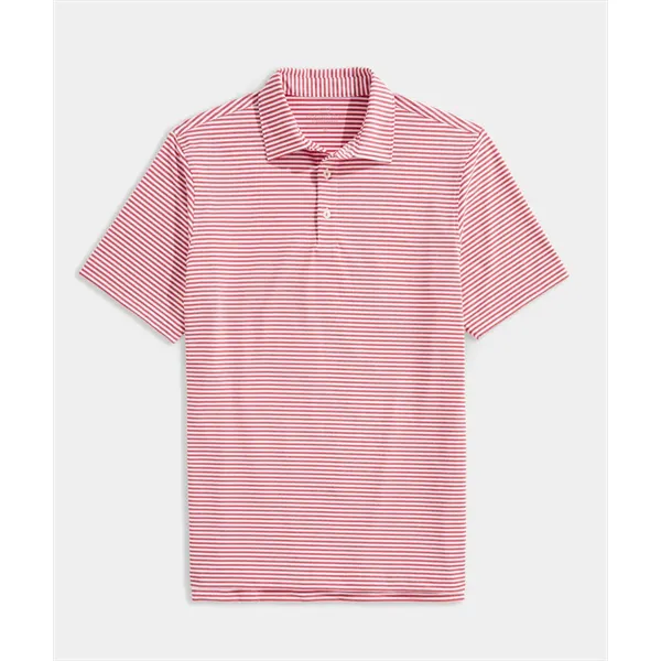 Vineyard Vines Men's Bradley Stripe Sankaty Performance Polo - Vineyard Vines Men's Bradley Stripe Sankaty Performance Polo - Image 0 of 6