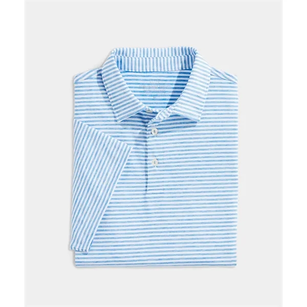 Vineyard Vines Men's Bradley Stripe Sankaty Performance Polo - Vineyard Vines Men's Bradley Stripe Sankaty Performance Polo - Image 5 of 6