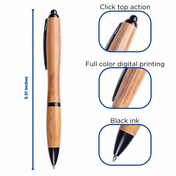 Bamboo Ballpoint Pens - Printed - Bamboo Ballpoint Pens - Printed - Image 2 of 8
