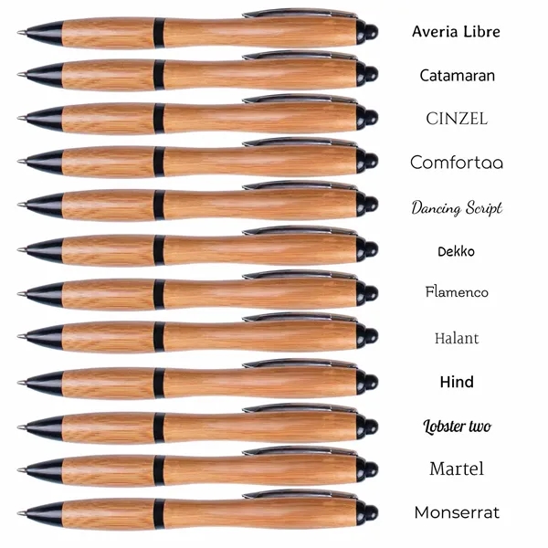 Bamboo Ballpoint Pens - Printed - Bamboo Ballpoint Pens - Printed - Image 4 of 8