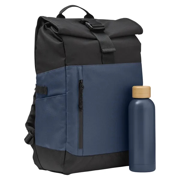 econscious Grove Rolltop Travel Laptop Backpack - econscious Grove Rolltop Travel Laptop Backpack - Image 6 of 7