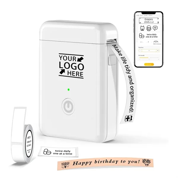 Portable  Wireless Mini Label Printer - Portable  Wireless Mini Label Printer - Image 0 of 1