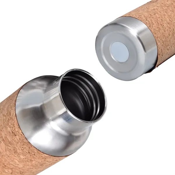 Insulated Stainless Steel Tumbler With Cork Sleeve - Insulated Stainless Steel Tumbler With Cork Sleeve - Image 1 of 1