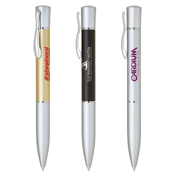 Apex Twist Action Pen with Photo Dome Top - Apex Twist Action Pen with Photo Dome Top - Image 0 of 9