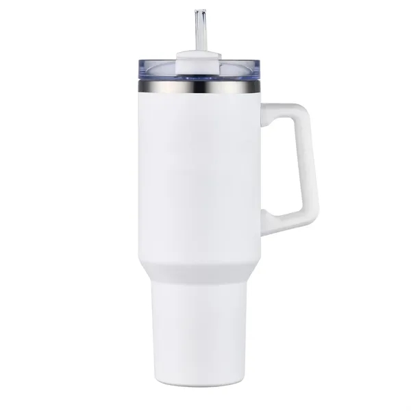 Aqueduct-III 40 Oz Tumbler Mugs with Straw (Double Walled) - Aqueduct-III 40 Oz Tumbler Mugs with Straw (Double Walled) - Image 6 of 11