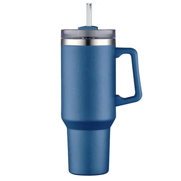 Aqueduct-III 40 Oz Tumbler Mugs with Straw (Double Walled) - Aqueduct-III 40 Oz Tumbler Mugs with Straw (Double Walled) - Image 10 of 11