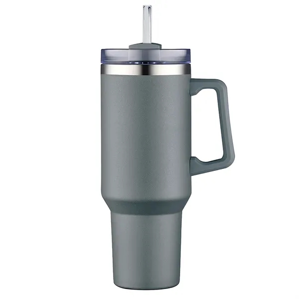 Aqueduct-III 40 Oz Tumbler Mugs with Straw (Double Walled) - Aqueduct-III 40 Oz Tumbler Mugs with Straw (Double Walled) - Image 11 of 11