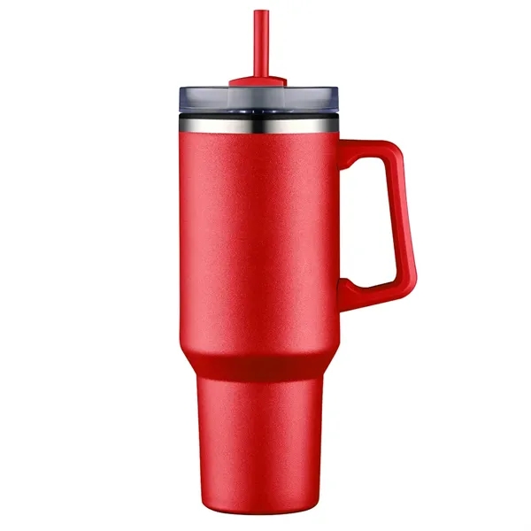 Aqueduct-IV 40 Oz Tumbler Mugs with Straw - Aqueduct-IV 40 Oz Tumbler Mugs with Straw - Image 6 of 11