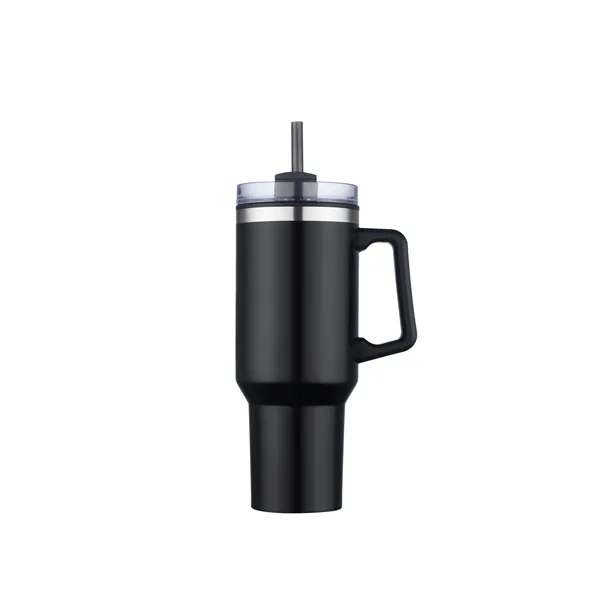 Aqueduct-IV 40 Oz Tumbler Mugs with Straw - Aqueduct-IV 40 Oz Tumbler Mugs with Straw - Image 8 of 11