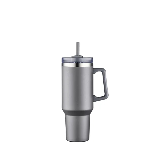Aqueduct-IV 40 Oz Tumbler Mugs with Straw - Aqueduct-IV 40 Oz Tumbler Mugs with Straw - Image 9 of 11