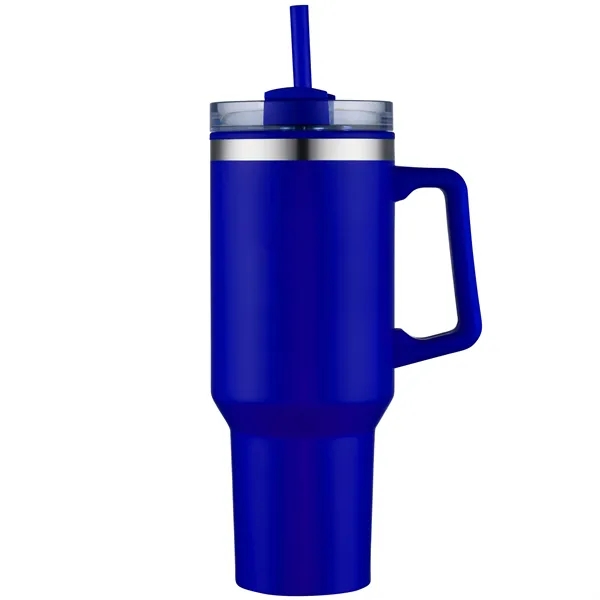 Aqueduct-IV 40 Oz Tumbler Mugs with Straw - Aqueduct-IV 40 Oz Tumbler Mugs with Straw - Image 10 of 11