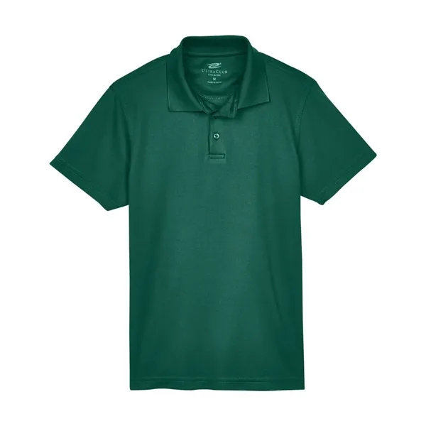 UltraClub Youth Cool & Dry Mesh Pique Polo - UltraClub Youth Cool & Dry Mesh Pique Polo - Image 7 of 16