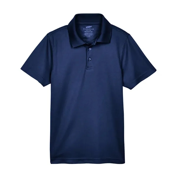 UltraClub Youth Cool & Dry Mesh Pique Polo - UltraClub Youth Cool & Dry Mesh Pique Polo - Image 11 of 16