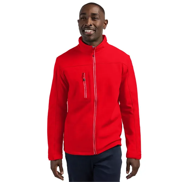 Clique Telemark Eco Stretch Softshell Full Zip Mens Jacket - Clique Telemark Eco Stretch Softshell Full Zip Mens Jacket - Image 8 of 9