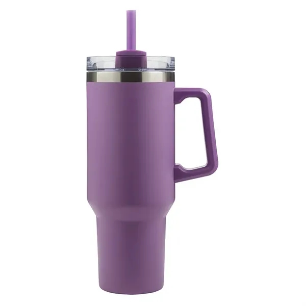 Lucas 40 oz. Double Wall, Stainless Steel Travel Mug - Lucas 40 oz. Double Wall, Stainless Steel Travel Mug - Image 5 of 11