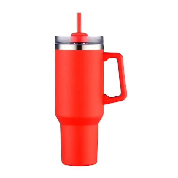 Lucas 40 oz. Double Wall, Stainless Steel Travel Mug - Lucas 40 oz. Double Wall, Stainless Steel Travel Mug - Image 6 of 11