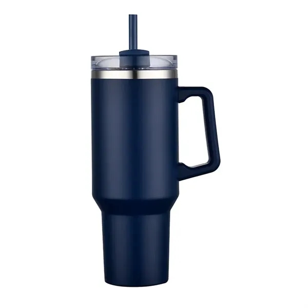 Lucas 40 oz. Double Wall, Stainless Steel Travel Mug - Lucas 40 oz. Double Wall, Stainless Steel Travel Mug - Image 8 of 11